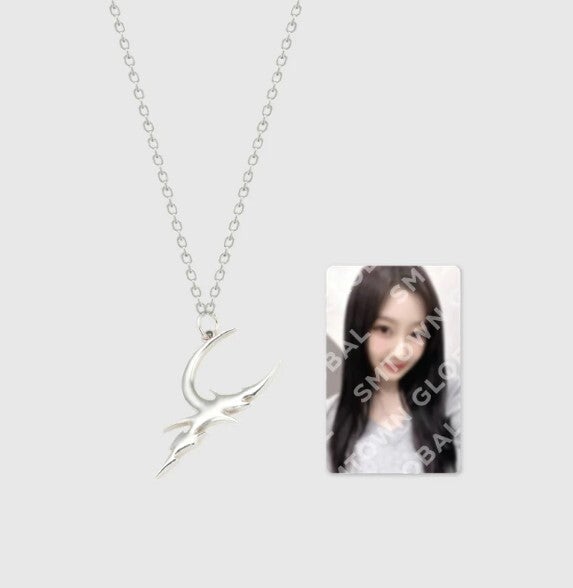 aespa] NECKLACE + PHOTOCARD SET - 'Armageddon: The Mystery Circle' POP-UP MD  | GANADA STORE