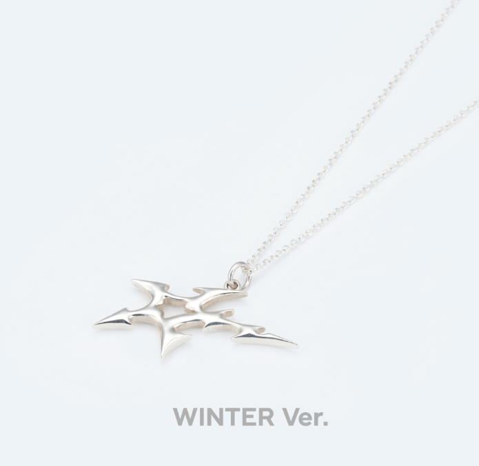 aespa] NECKLACE + PHOTOCARD SET - 'Armageddon: The Mystery Circle' POP-UP MD  | GANADA STORE
